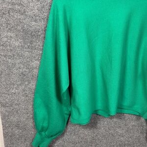 Vibrant Green Long Sleeve Top
